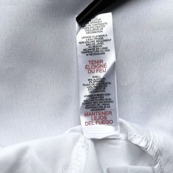 JASON WU WHITE BEADED EMBELLISHED SCALLOPED COLLAR SHIRT - S - Picture 16 of 16